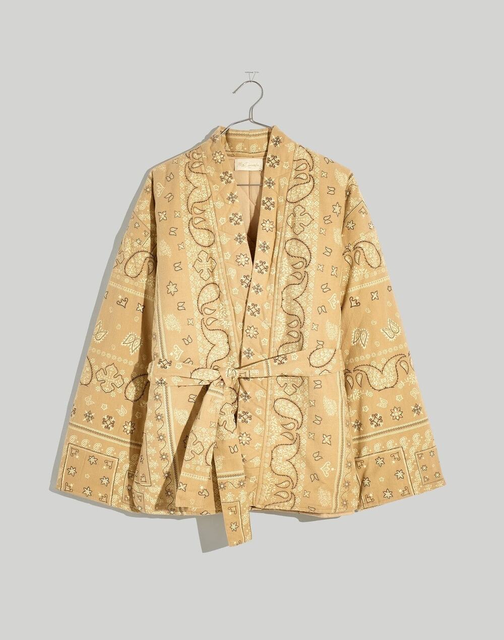 Mes Demoiselles Arizora Wrap Jacket In Bandana Print - 2